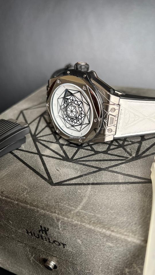 Hublot Big Bang Sang Bleu Hublot Sang Bleu Titanium Case White Dial
