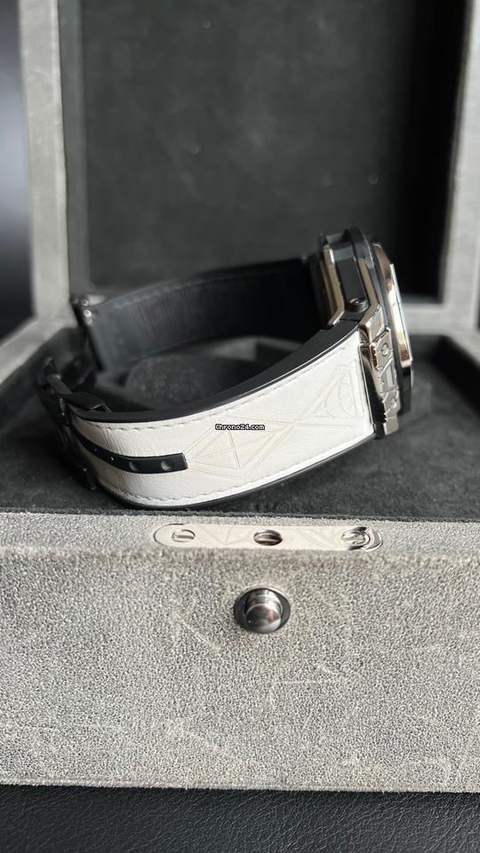 Hublot Big Bang Sang Bleu Hublot Sang Bleu Titanium Case White Dial