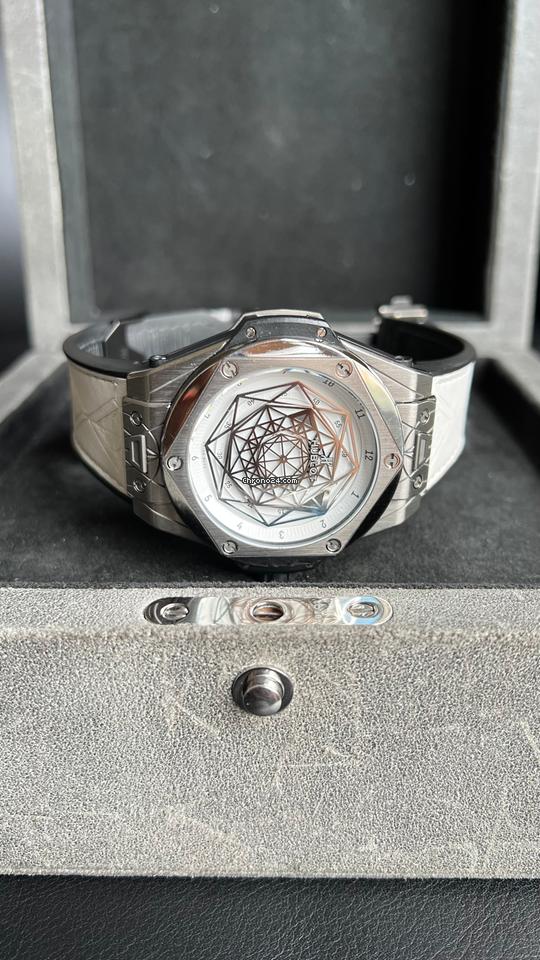 Hublot Big Bang Sang Bleu Hublot Sang Bleu Titanium Case White Dial