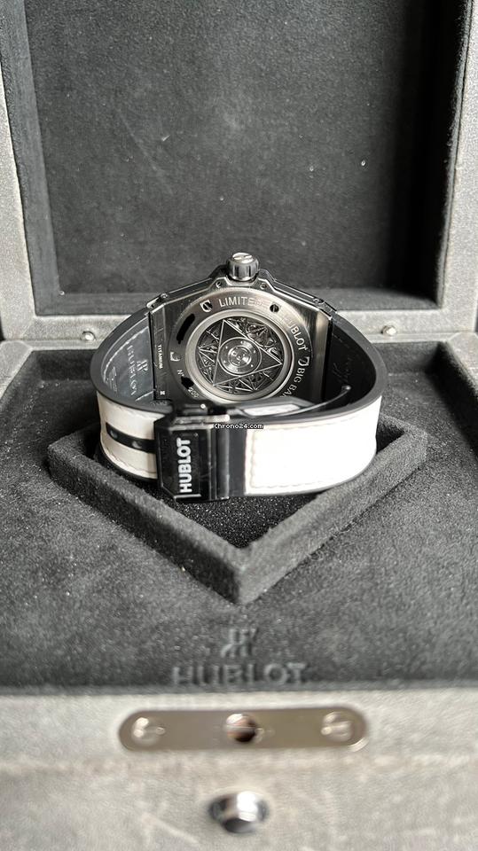 Hublot Big Bang Sang Bleu Hublot Sang Bleu Titanium Case White Dial