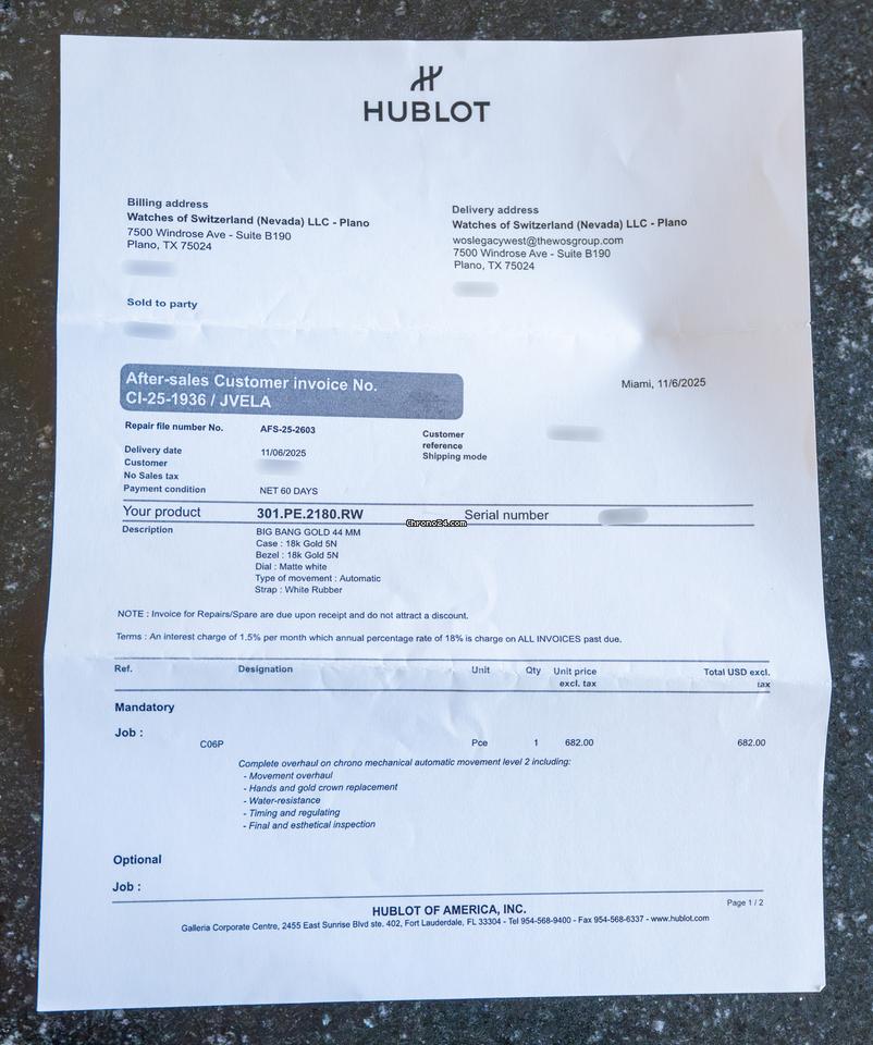 Hublot Big Bang 44 Original Gold White $37K MSRP Box WARRANTY SERVICED Chronograph 15 Hublot Big Bang 44 Original Gold White $37K MSRP Box WARRANTY SERVICED Chronograph