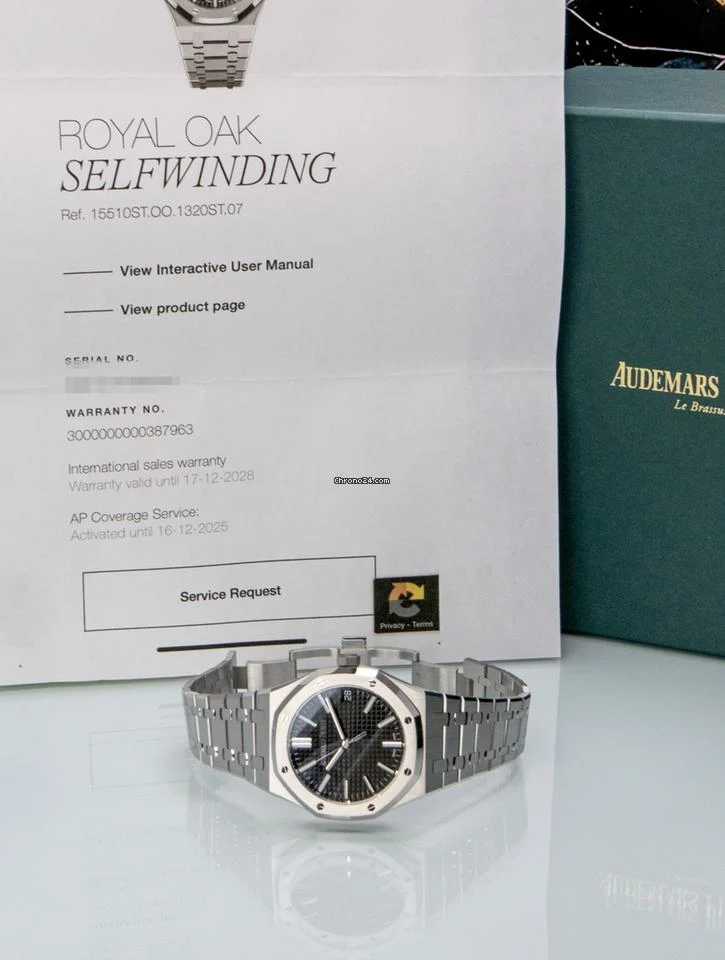 Audemars Piguet Royal Oak 15510ST.OO.1320ST.07 Full set Pre-owned 2023