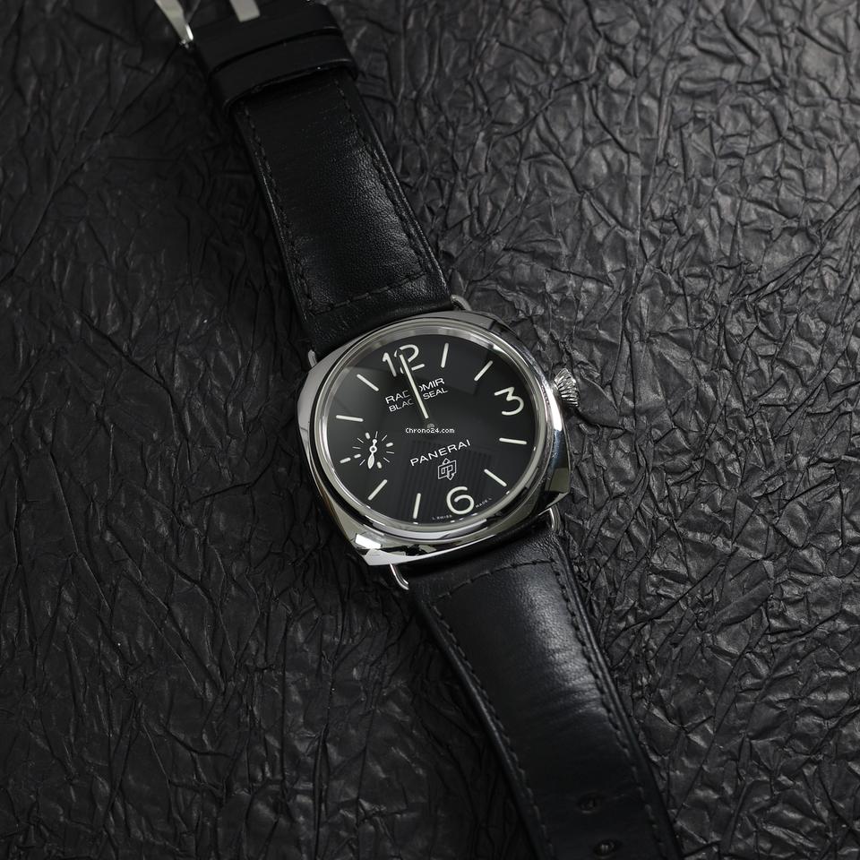 Panerai Pre-Owned Radiomir Black Seal Logo PAM00380 / PAM380 with box and papers