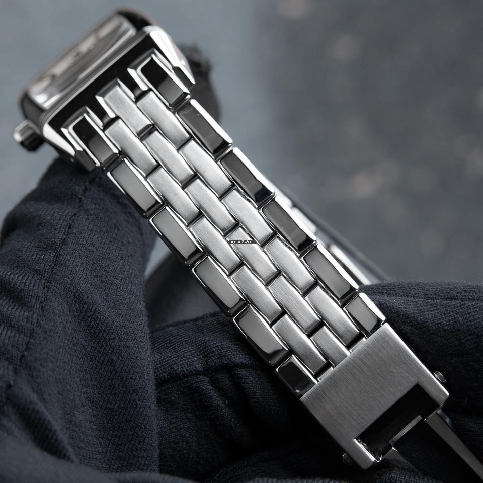 Jaeger-LeCoultre Reverso Gran Sport Steel Bracelet White Dial Automatic 290.8.60