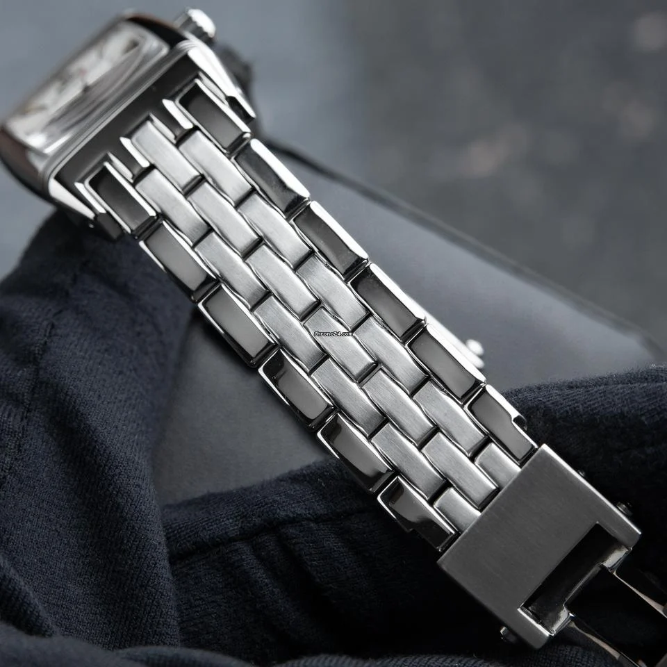 Jaeger-LeCoultre Reverso Gran Sport Steel Bracelet White Dial Automatic 290.8.60