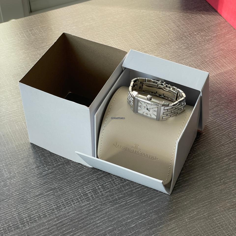 Jaeger-LeCoultre Reverso Gran Sport Steel Bracelet White Dial Automatic 290.8.60