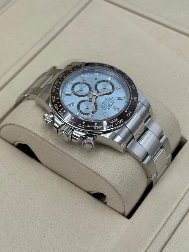 Rolex NEW 2025 Daytona 40mm 126506 Platinum Ice Blue Diamond Baguette Dial 8 Rolex NEW 2025 Daytona 40mm 126506 Platinum Ice Blue Diamond Baguette Dial