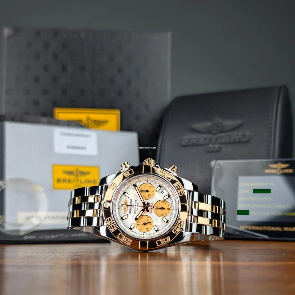 Breitling Chronomat 41 Complete Set Steel & Gold CB0140