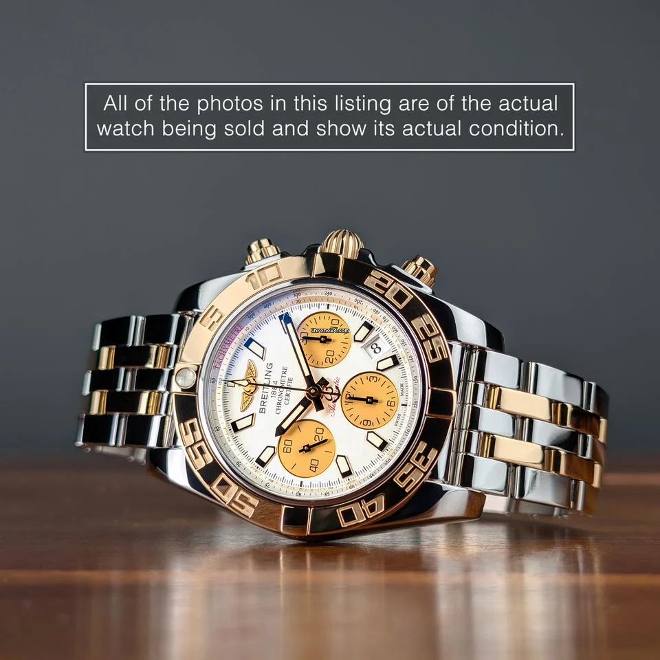 Breitling Chronomat 41 Complete Set Steel & Gold CB0140