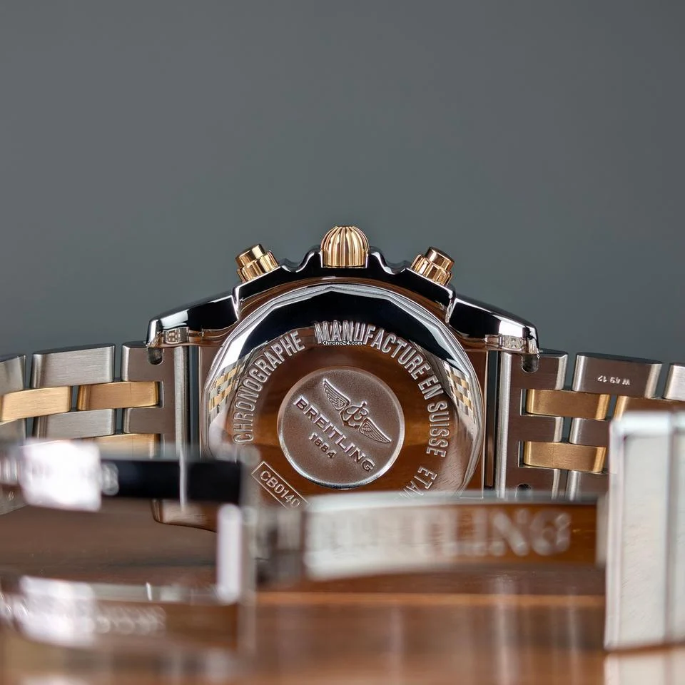 Breitling Chronomat 41 Complete Set Steel & Gold CB0140