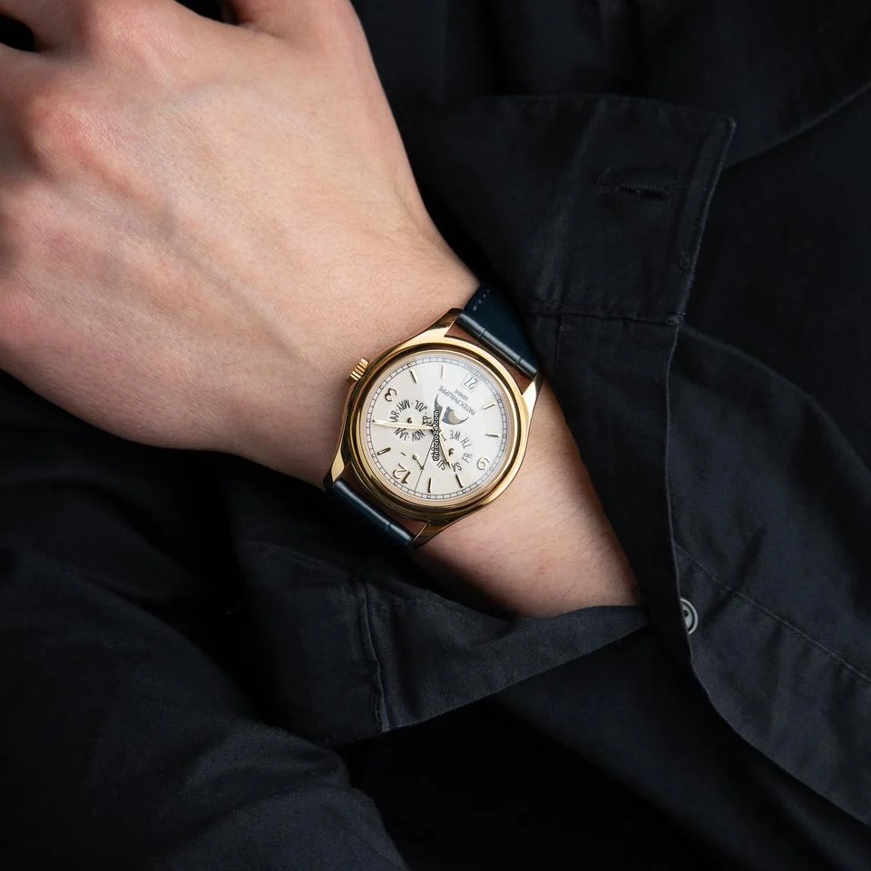 Patek Philippe Annual Calendar 5146J Moon Phase Yellow Gold Ivory Dial 39