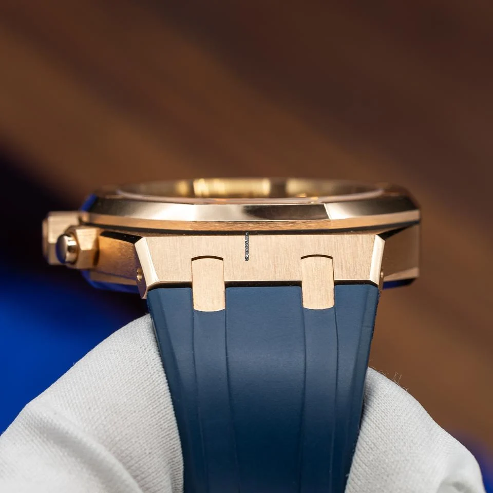 Audemars Piguet Royal Oak 41mm Rose Gold Blue Dial Chrono 26331OR.OO.D315CR.01 10 Audemars Piguet Royal Oak 41mm Rose Gold Blue Dial Chrono 26331OR.OO.D315CR.01