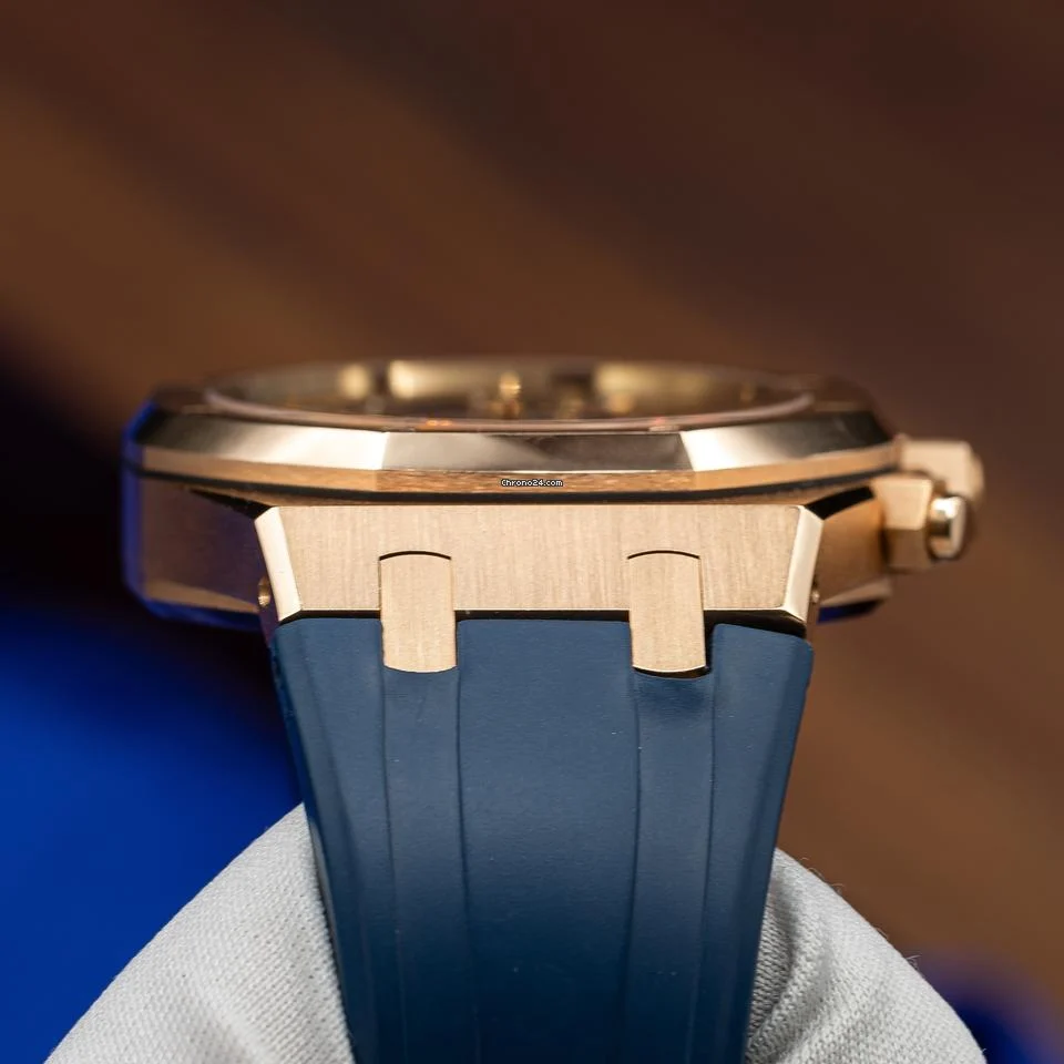 Audemars Piguet Royal Oak 41mm Rose Gold Blue Dial Chrono 26331OR.OO.D315CR.01 11 Audemars Piguet Royal Oak 41mm Rose Gold Blue Dial Chrono 26331OR.OO.D315CR.01