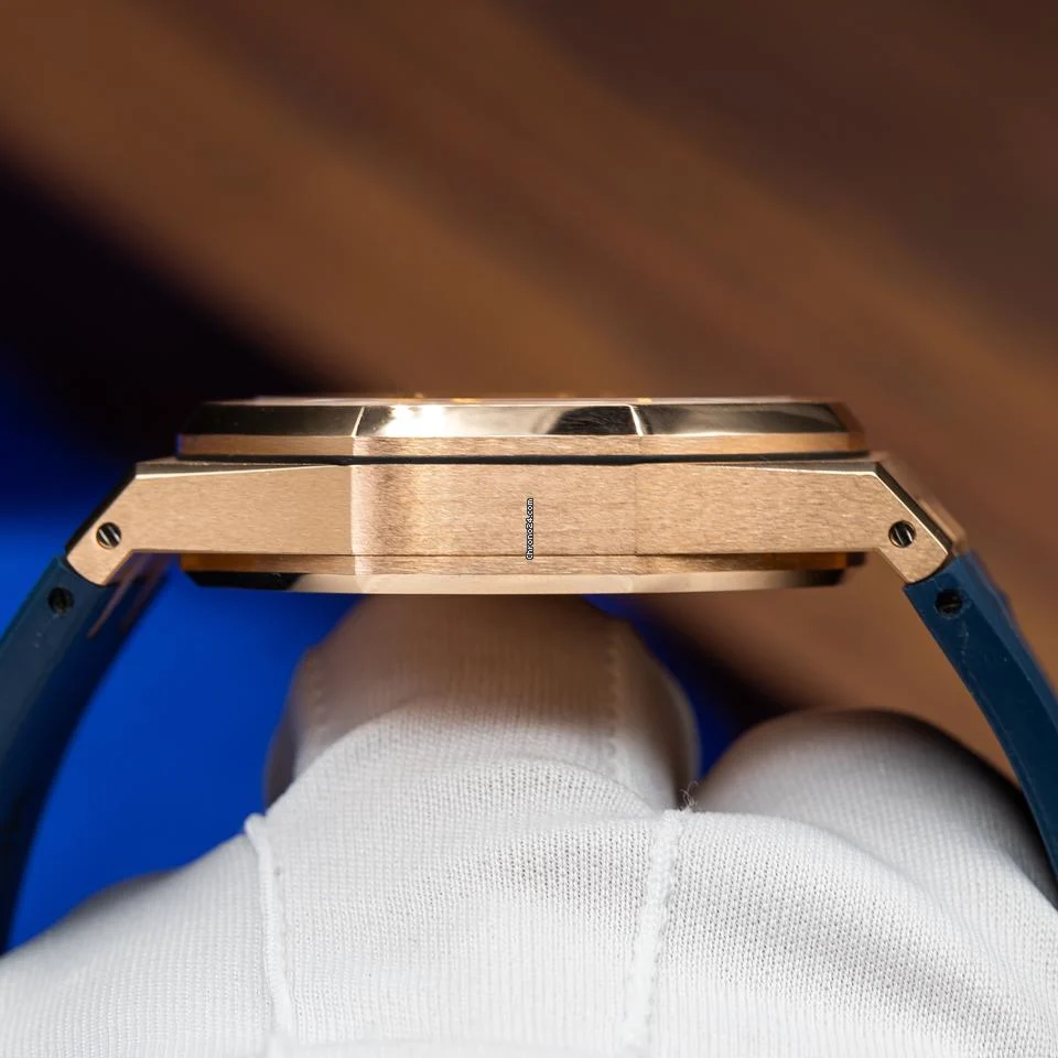 Audemars Piguet Royal Oak 41mm Rose Gold Blue Dial Chrono 26331OR.OO.D315CR.01 13 Audemars Piguet Royal Oak 41mm Rose Gold Blue Dial Chrono 26331OR.OO.D315CR.01