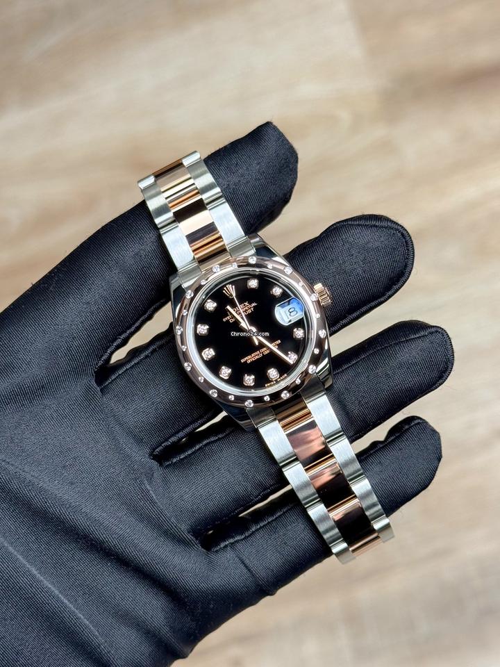Rolex Datejust 31 2014 Like New 178341 Datejust 31 Black Diamond Domed Oyster