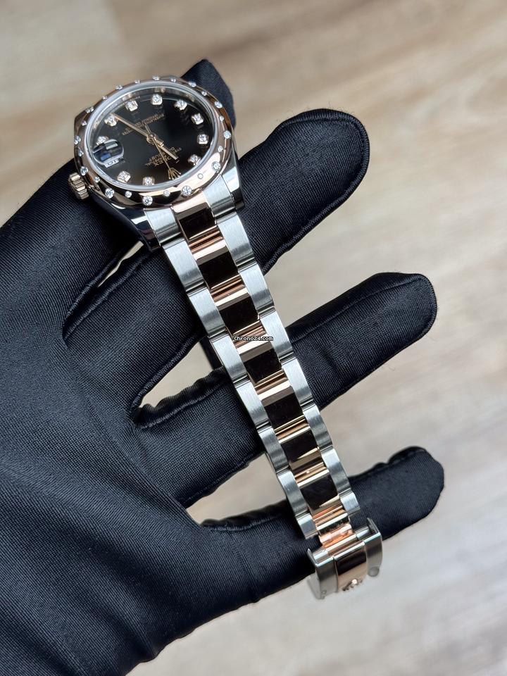 Rolex Datejust 31 2014 Like New 178341 Datejust 31 Black Diamond Domed Oyster