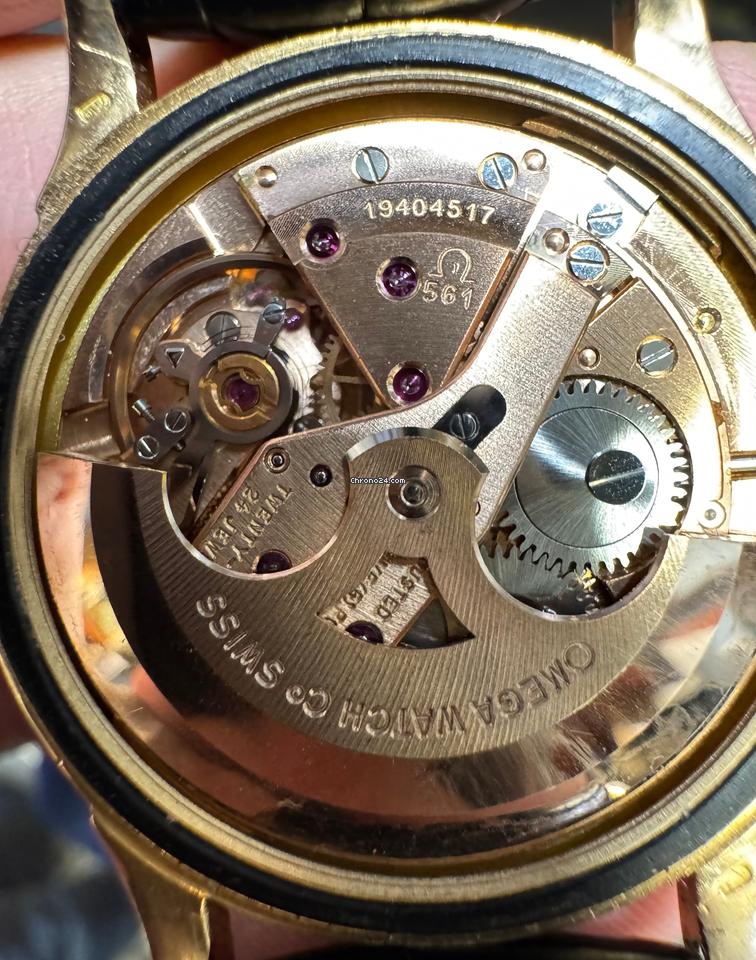 Omega Constellation 18K Rose Gold Silver Pie Pan Dial
