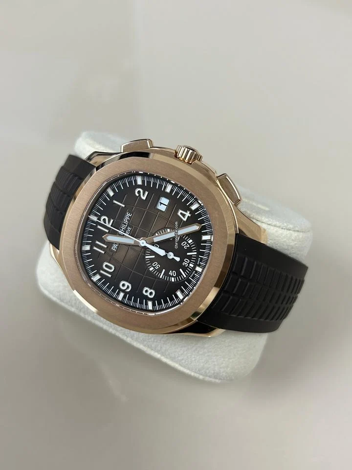 Patek Philippe Aquanaut Chronograph 2025 NEW Rose Gold Brown Dial 7 Patek Philippe Aquanaut Chronograph 2025 NEW Rose Gold Brown Dial