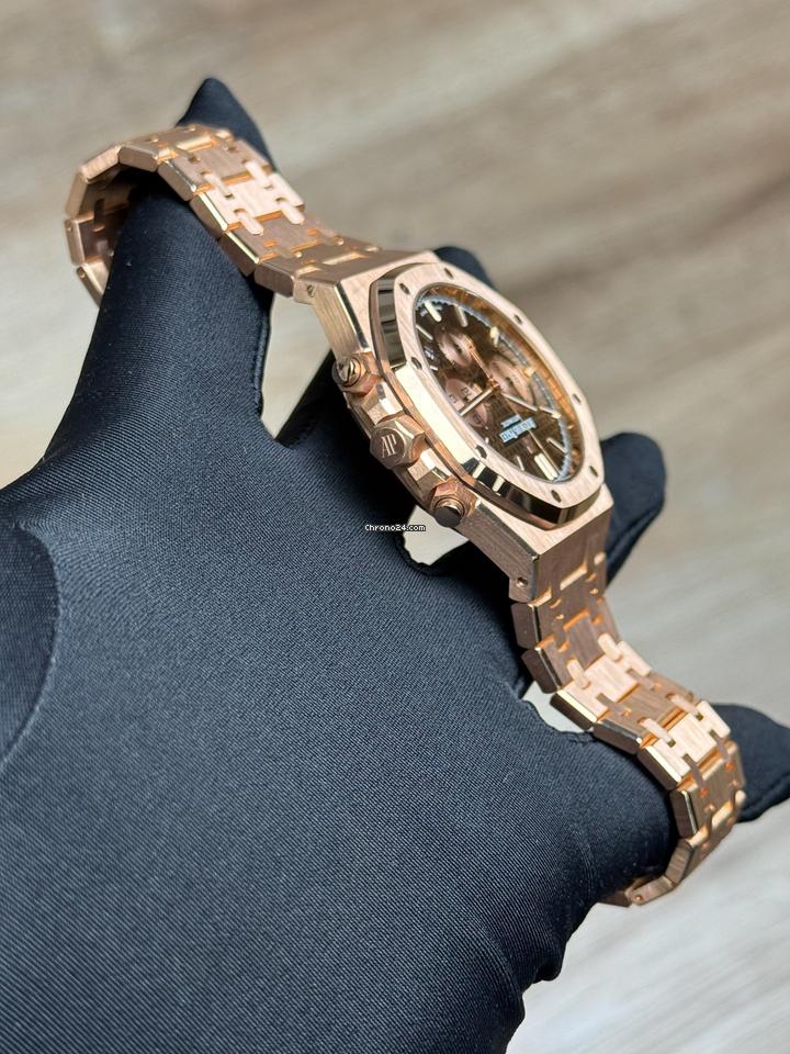 Audemars Piguet Royal Oak Chronograph 2017 Like New AP 26331OR Royal Oak Chronograph Brown FullSet