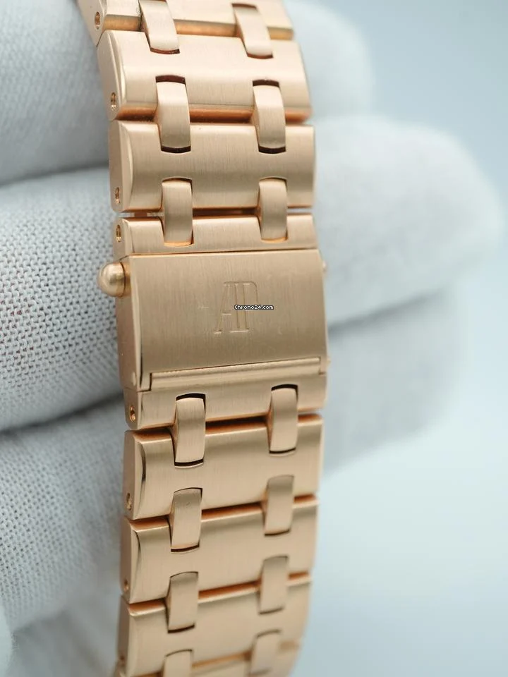 Audemars Piguet Royal Oak Offshore Chronograph Grey Dial 18K Rose Gold Bracelet 2003