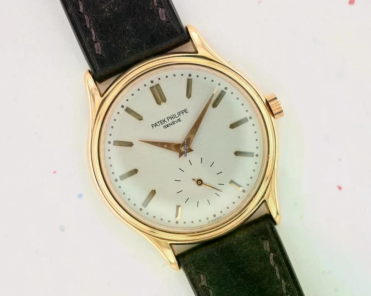 Patek Philippe Calatrava Box & Papers, Rose Gold, Early accent dial