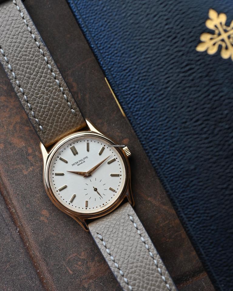 Patek Philippe Calatrava Box & Papers, Rose Gold, Early accent dial