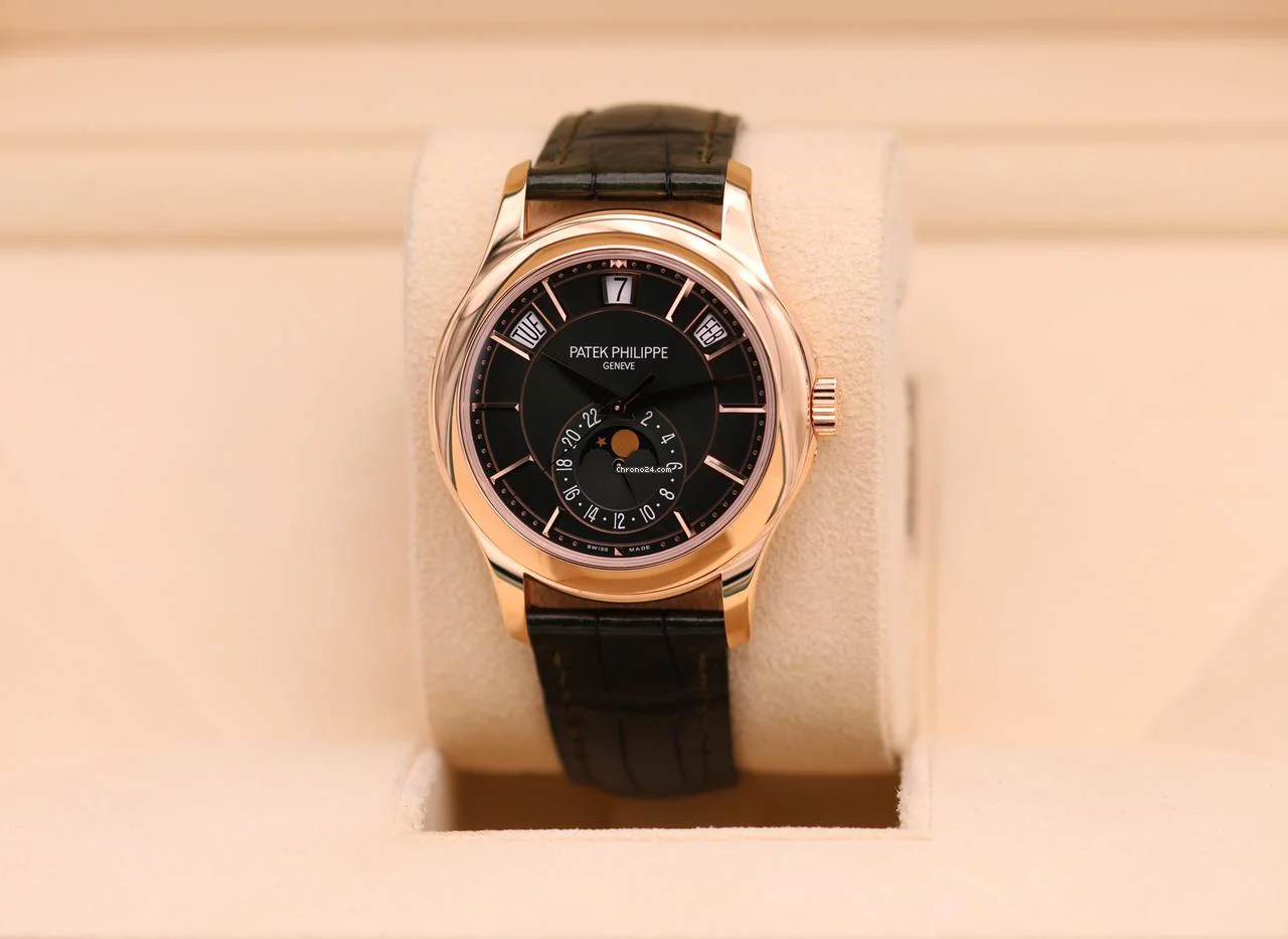 Patek Philippe Annual Calendar Rose Gold Green Dial