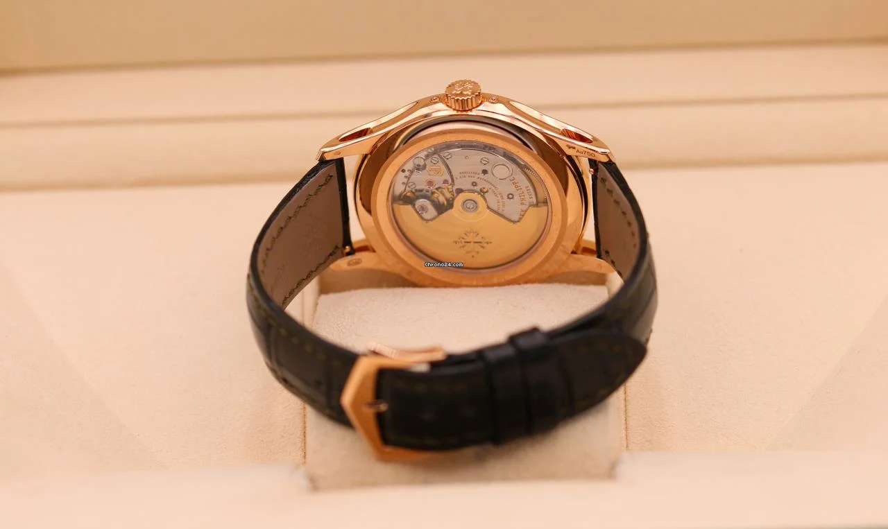 Patek Philippe Annual Calendar Rose Gold Green Dial