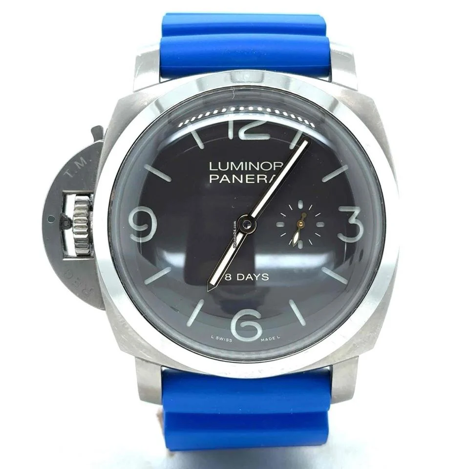 Panerai Reloj Hombre Luminor Mano Izquierda 8 Días Cuerda Manual 47mm Titanio PAM00368
