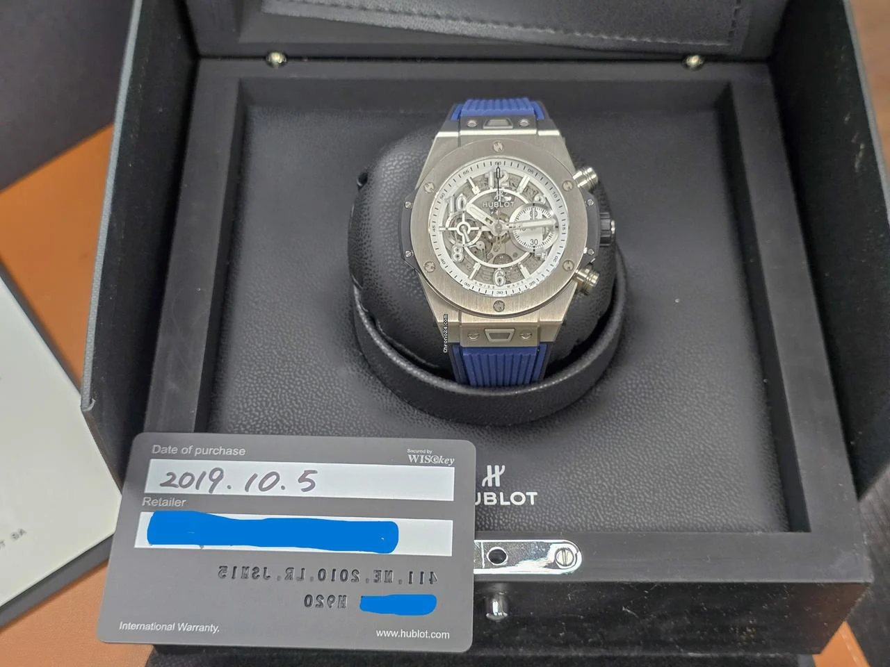 Hublot Big Bang Unico 45mm White Titanium JSM15 Ref 411.NE.2010.LR.JSM15 - Complete set 2019 4 Hublot Big Bang Unico 45mm White Titanium JSM15 Ref 411.NE.2010.LR.JSM15 - Complete set 2019