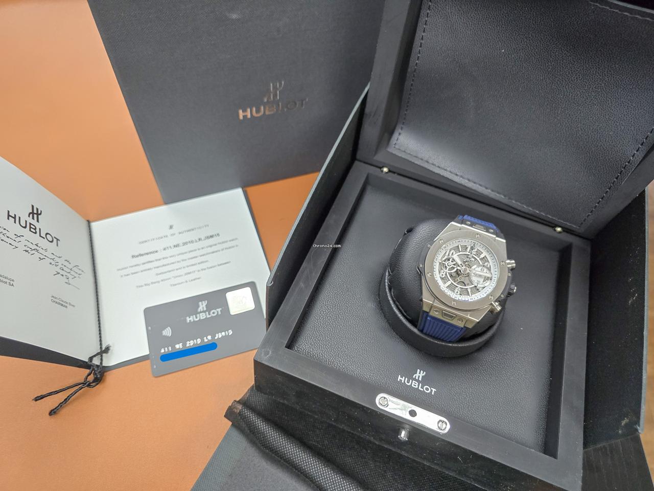 Hublot Big Bang Unico 45mm White Titanium JSM15 Ref 411.NE.2010.LR.JSM15 - Complete set 2019 5 Hublot Big Bang Unico 45mm White Titanium JSM15 Ref 411.NE.2010.LR.JSM15 - Complete set 2019