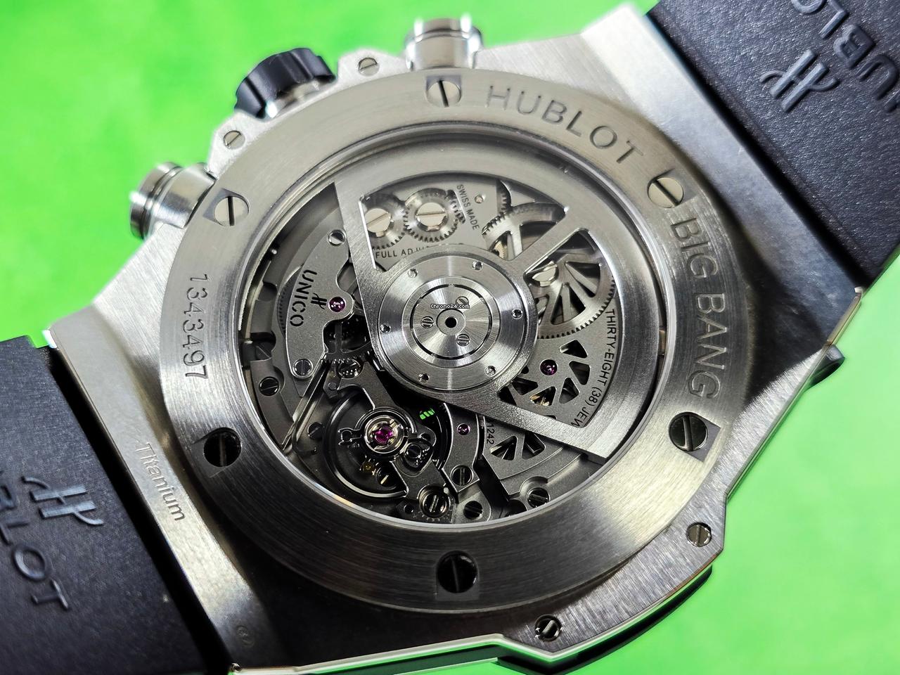 Hublot Big Bang Unico 45mm White Titanium JSM15 Ref 411.NE.2010.LR.JSM15 - Complete set 2019 7 Hublot Big Bang Unico 45mm White Titanium JSM15 Ref 411.NE.2010.LR.JSM15 - Complete set 2019