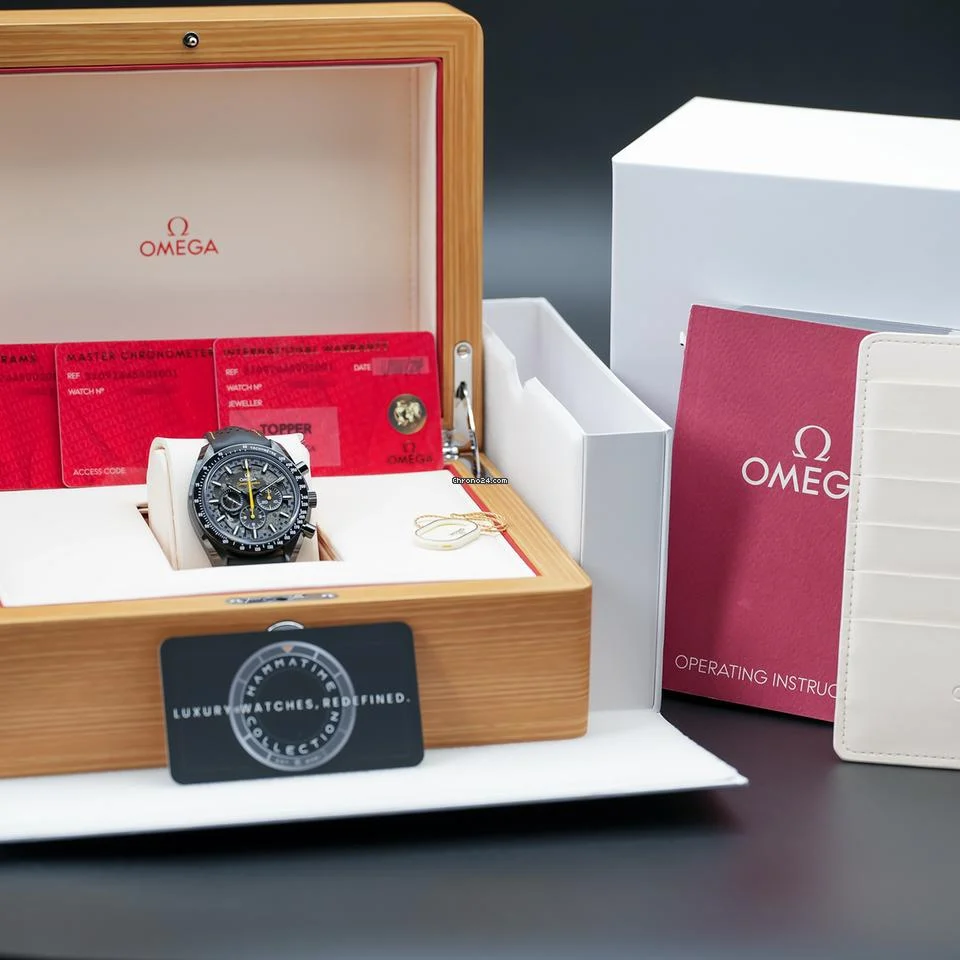 Omega Dark Side Of The Moon Apollo 8 Speedmaster 44mm 2024 Box & Papers