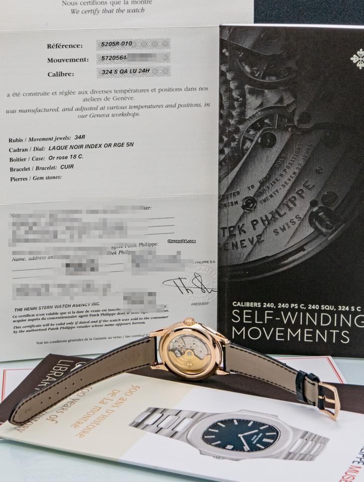Patek Philippe Annual Calendar Moonphase 5205R-010 Full set Pre-owned 2014