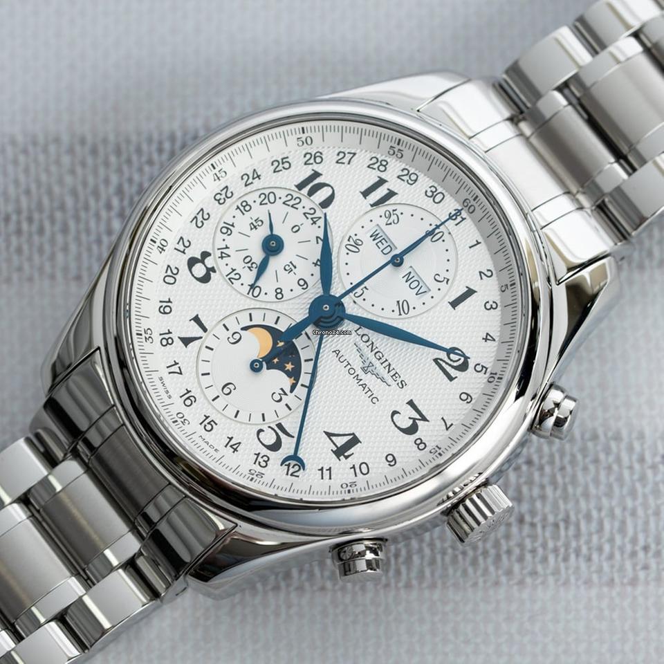 Longines Master Collection Automatic Chronograph 2016 Full Set L2.773.4.78.3 Steel 42mm