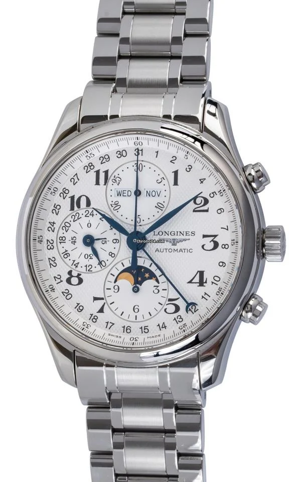Longines Master Collection Automatic Chronograph 2016 Full Set L2.773.4.78.3 Steel 42mm