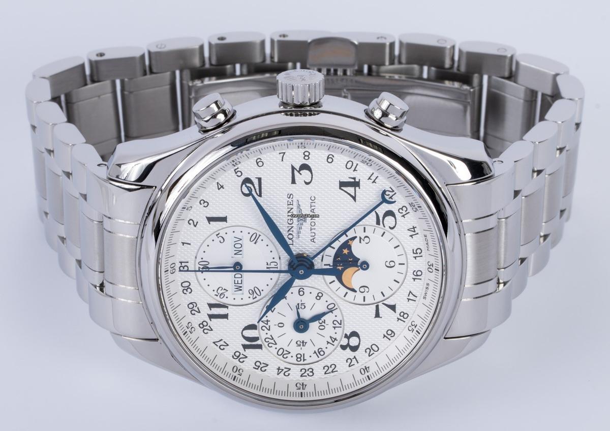 Longines Master Collection Automatic Chronograph 2016 Full Set L2.773.4.78.3 Steel 42mm