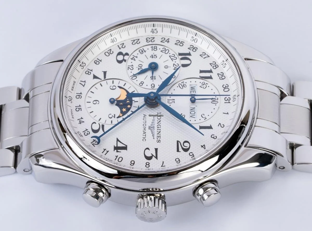 Longines Master Collection Automatic Chronograph 2016 Full Set L2.773.4.78.3 Steel 42mm