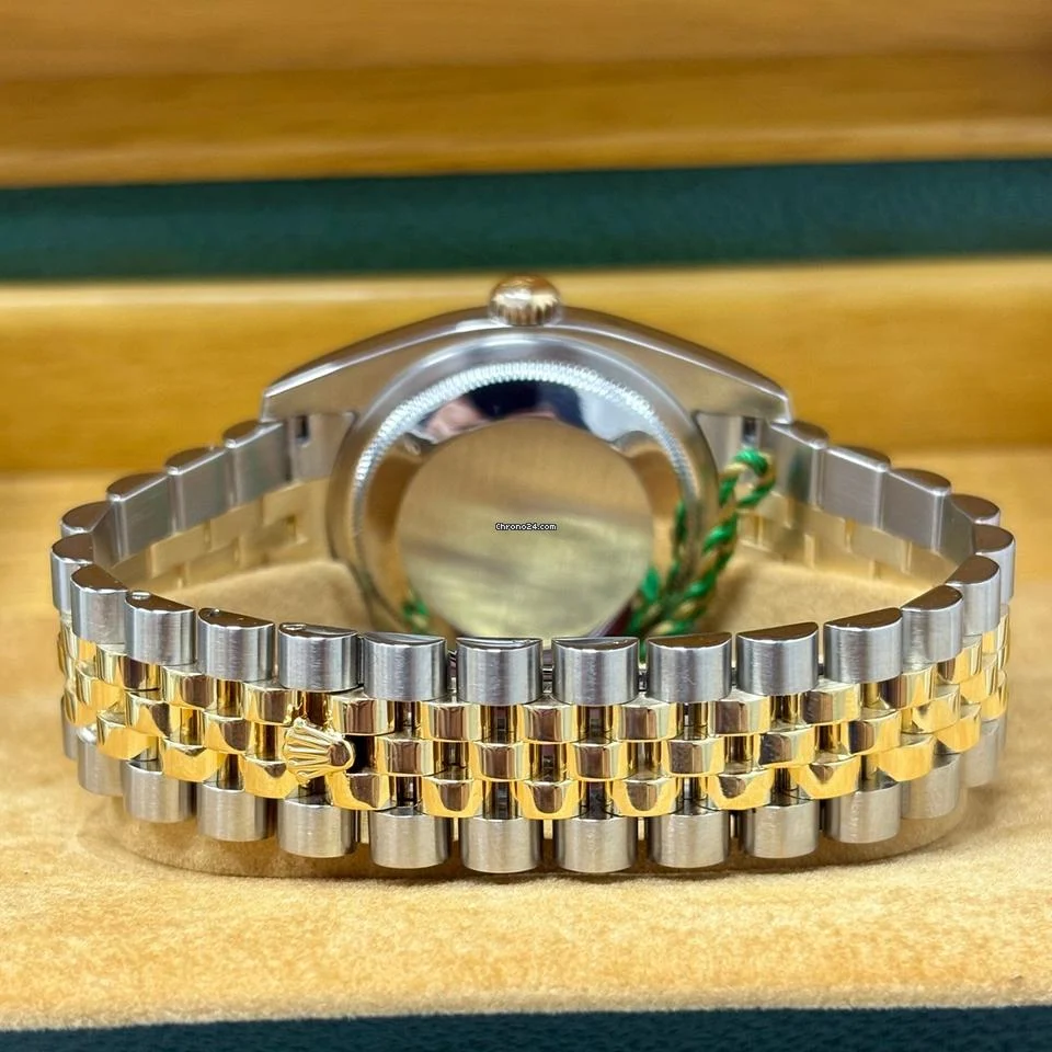 Rolex Datejust 36 116233 36MM Gold Diamond Dial Jubilee Band Box + Papers