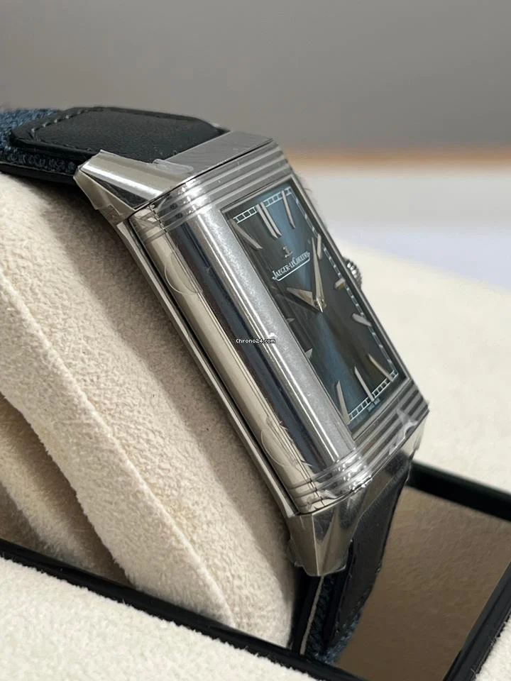 Jaeger-LeCoultre Reverso Tribute New 2025 Chronograph Steel Blue Dial Q389848J Brand New, Full Set