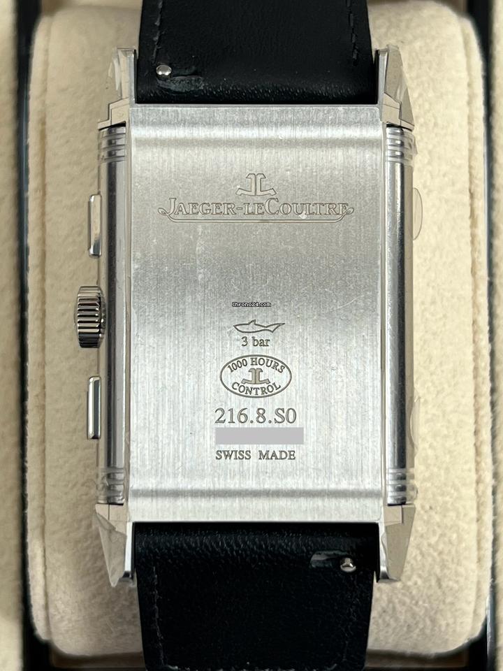 Jaeger-LeCoultre Reverso Tribute New 2025 Chronograph Steel Blue Dial Q389848J Brand New, Full Set