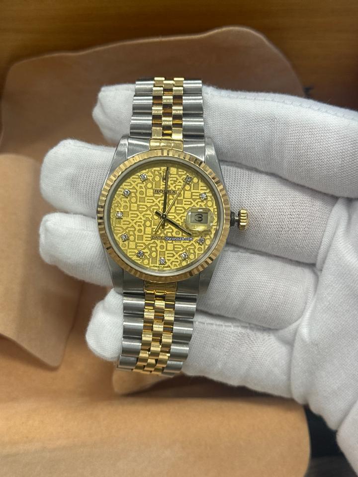 Rolex Datejust 36 1990 Rolex Datejust 36mm Two Tone Jubilee