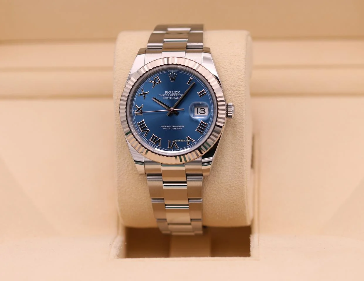 Rolex DateJust 41 Blue Roman Dial Oyster