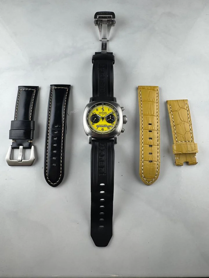 Panerai Ferrari Chronograph Granturismo 45mm Automatic Limited Edition w Box 4 Panerai Ferrari Chronograph Granturismo 45mm Automatic Limited Edition w Box