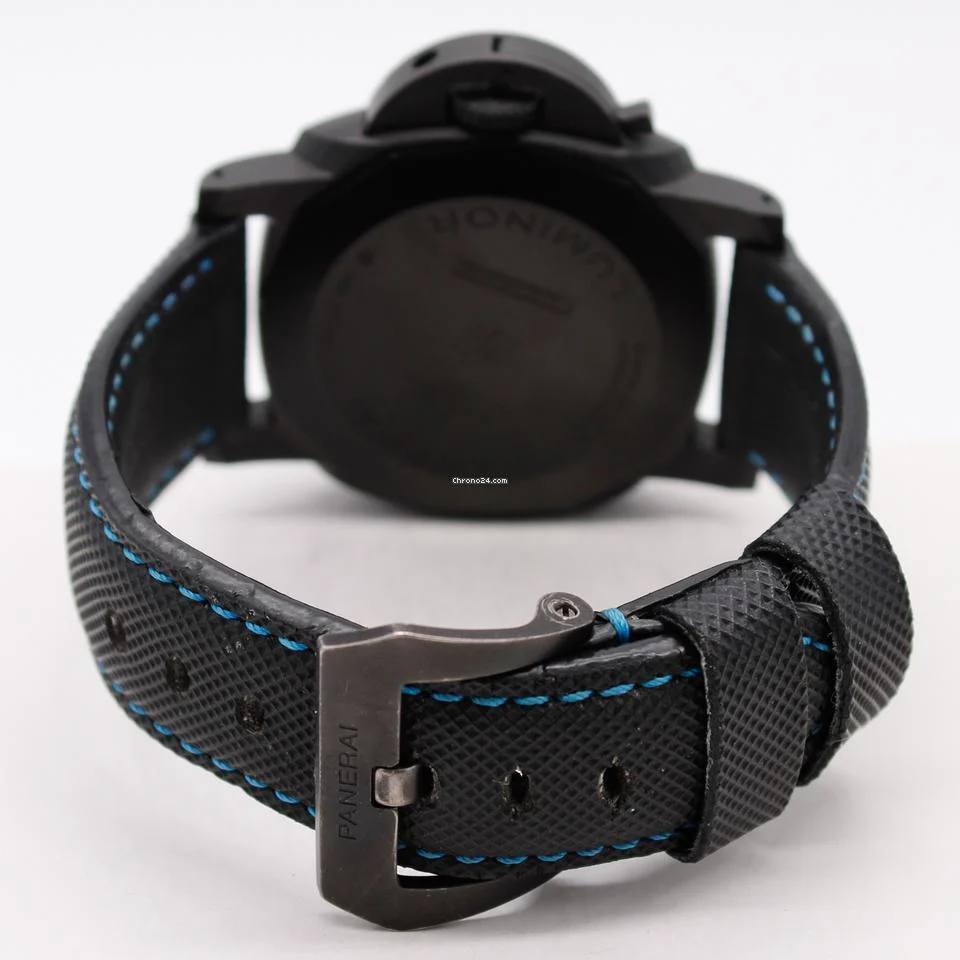 Panerai Luminor Marina Carbotech 44mm Black Blue PAM01661 Strap Automatic 7 Panerai Luminor Marina Carbotech 44mm Black Blue PAM01661 Strap Automatic