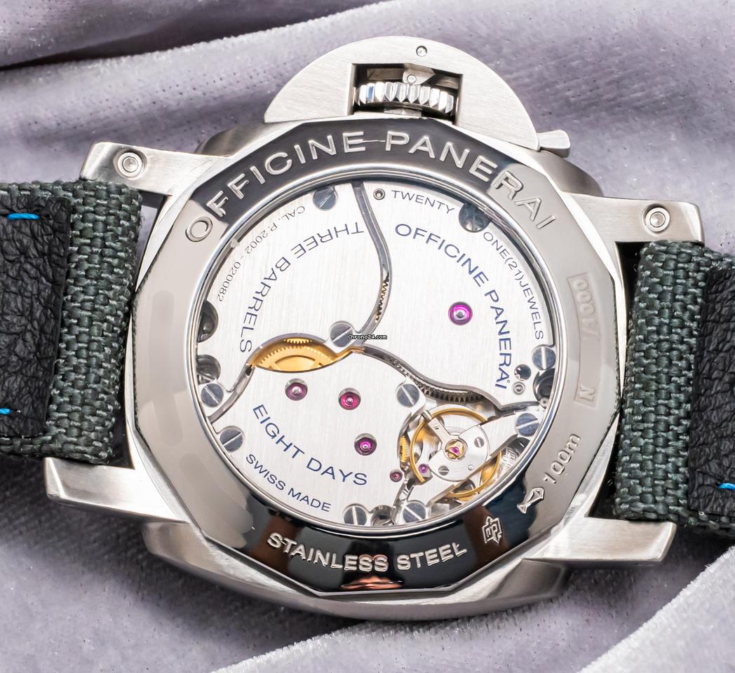Panerai 233 Luminor 8 Days GMT $12K MSRP Box SERVICED Black Dial PAM233 PAM 0023