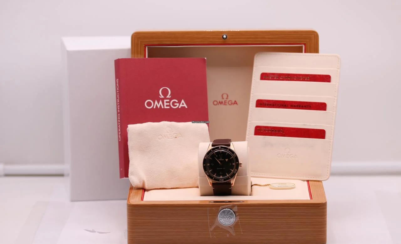 Omega Seamaster 300 Bronze Gold Brown Dial