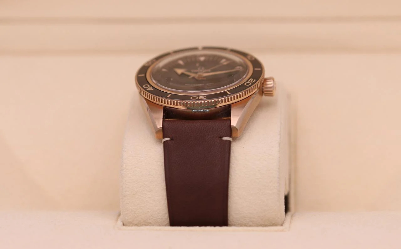 Omega Seamaster 300 Bronze Gold Brown Dial