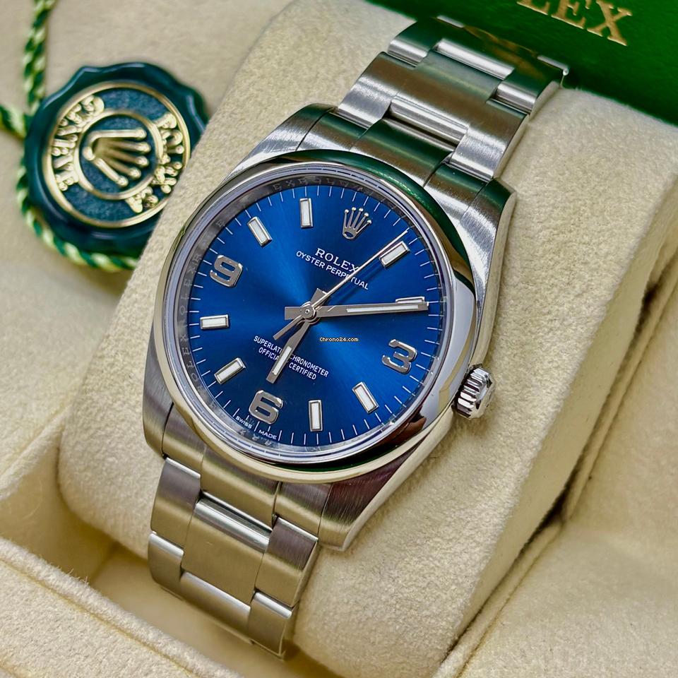 Rolex Oyster Perpetual Air- King 34mm 114200 Blue Dial + Box