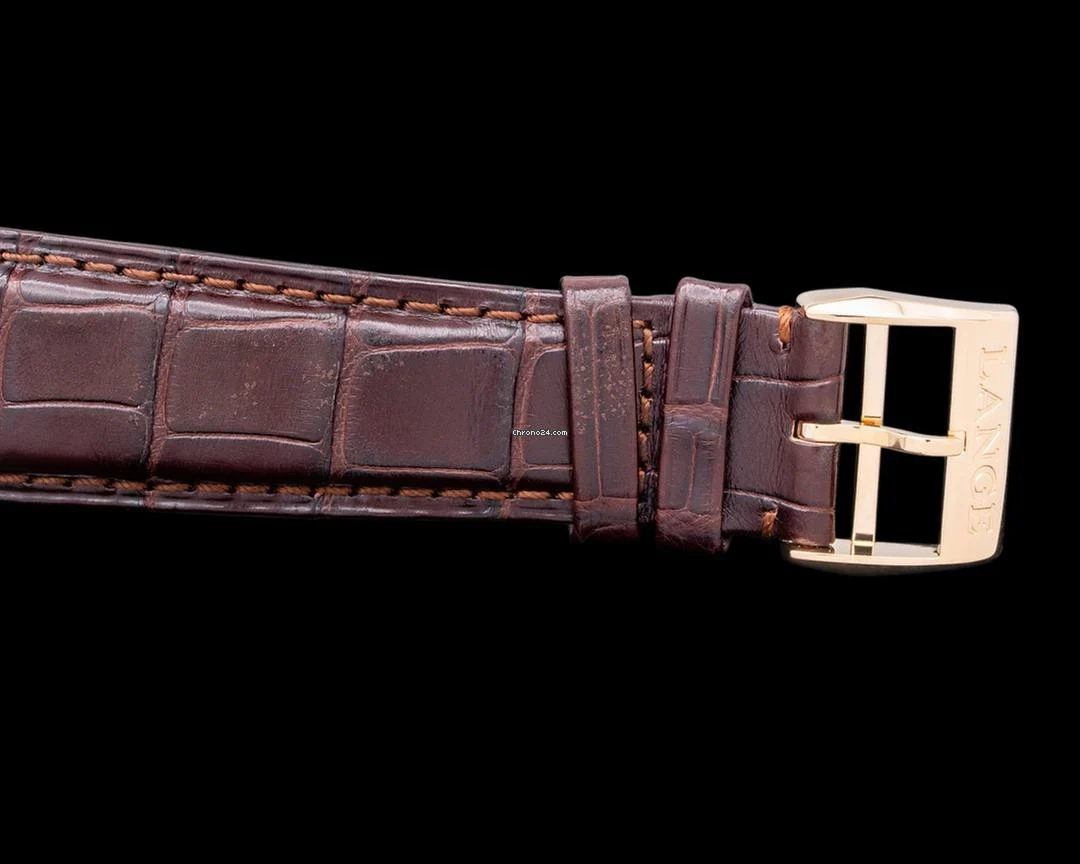 A. Lange & S?hne 116.032 Lange 1 Time Zone 18K Rose Gold Silver Dial